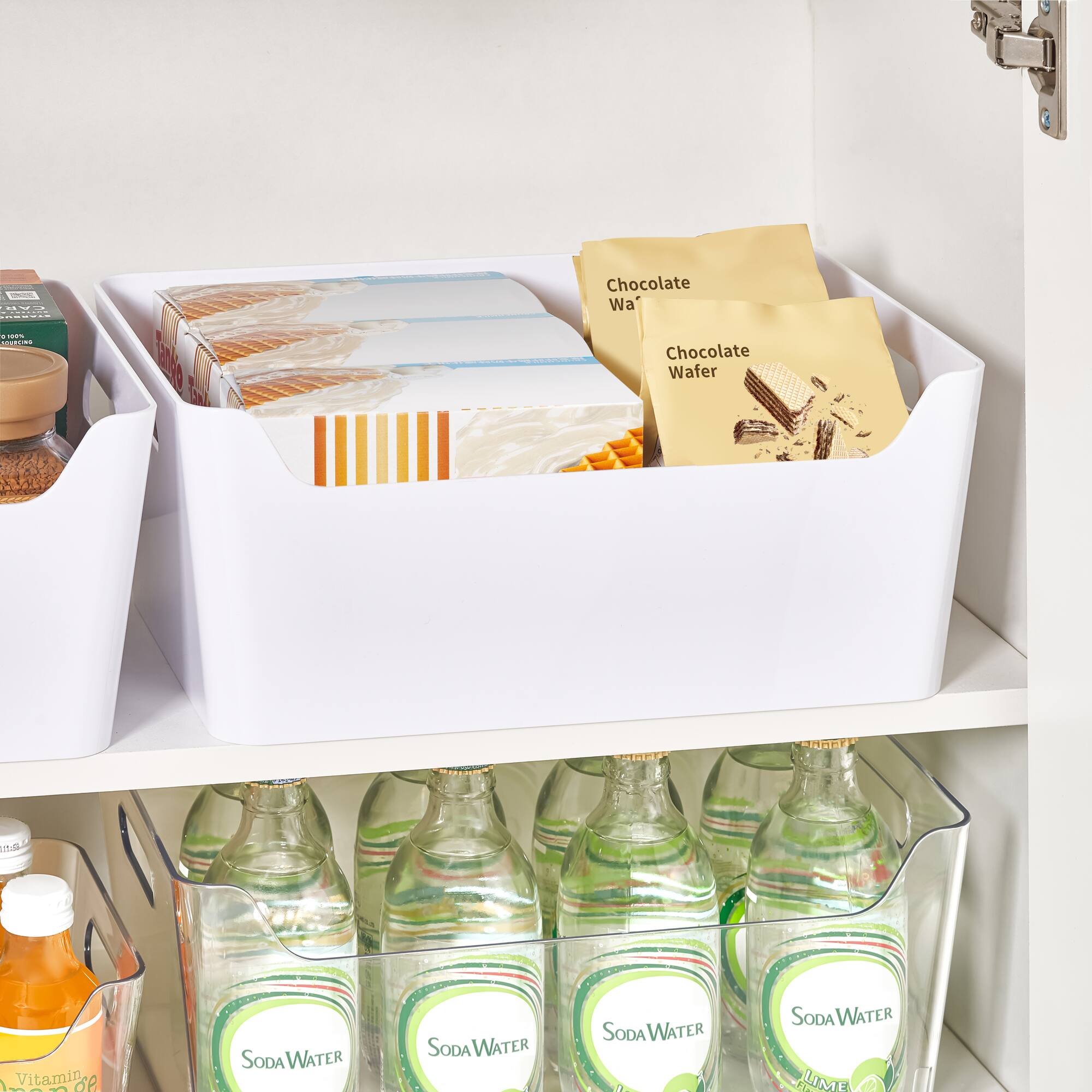 Large White Open Storage Bin by Simply Tidy
